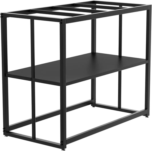 Likeem Fish Tank Stand Metal Aquarium Stand 40 Gallon Aquarium Turtle Tank 36.5" x 18.5" x 29.5"