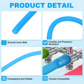 Pump Tubing 4mm IDx6mm OD 9.8ft Aquarium Hose(White 2Pack)