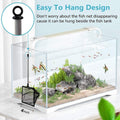 Fish Net for Fish Tank, Fine Mesh Aquarium Net with 9-24 Inch Stainless Steel Long Handle, Extendable Fishing Tank Net f