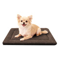 Dog Bed Mat - Dog Crate Pad - Reversible Mat for Pet Comfort - Soft Bed Crate Pads for All Seasons - Durable, Machine Washable Mat for Crates, Travel, and Home (Dark Brown, 24" L*18" W*1.5" Th)