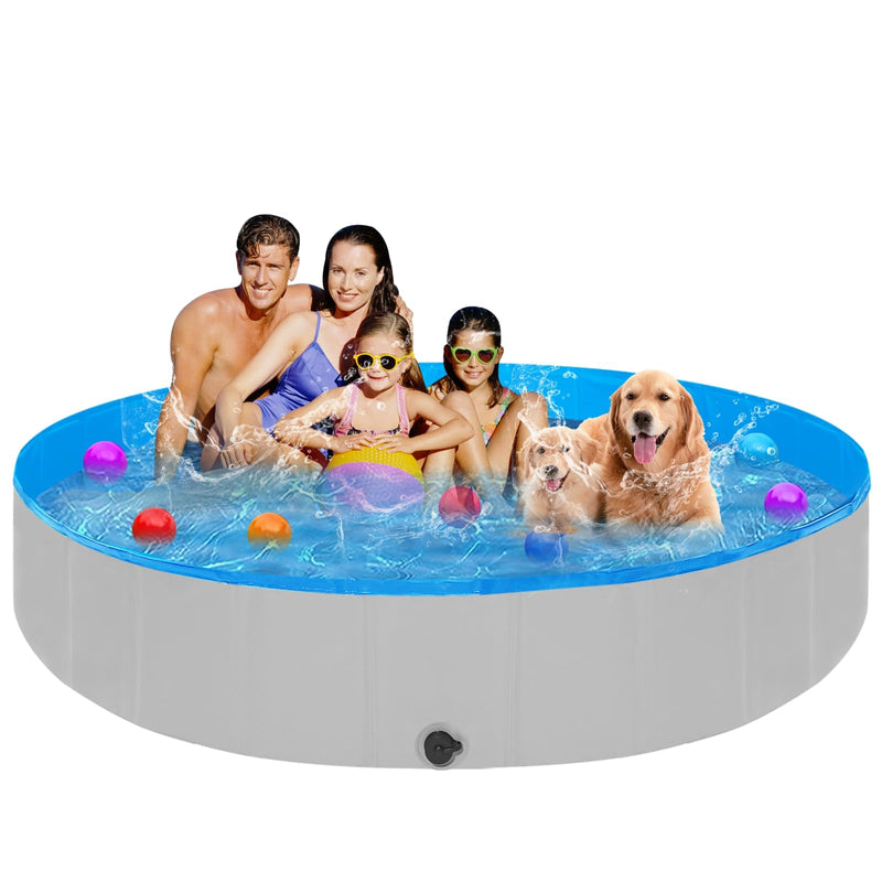 STUDESK Extra Large Foldable Dog Pools for Large Dogs Heavy Duty,97