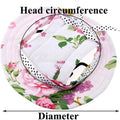 Round Brim Princess Hat Visor Hat Pet Dog Mesh Porous Sun Hat with Ear Holes for Small, Extra Small Dog Teddy, Pug, Chih