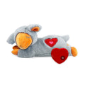 ALL FOR PAWS Heart Beat Dog Toy, Puppy Sleeping Buddy Cuddle Toy Dog Soothing Plush Toy, Crate Training Puppy Stuffed Animal Gift Toys for Your Furry Friend