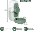 Lemtrflo 28oz Rabbit Water Bottle Dispenser, Bunny Cage Water Bowl