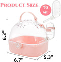 Hamster Carrier Cage with Handle, Small Animal Outgoing Cage