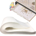 Lesimnky 100pcs Bird Cage Liner Papers,11×20in Big Size Disposable Non-Woven Cage Paper Liners Precut Absorbent Cushion Pad Mat Accessories for Pet Bird Parrot