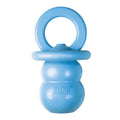 KONG Puppy Binkie - Pacifier Dog Toy for Puppies - Stuffable Treat Chew Toy for Treats - Durable Natural Rubber for Teething Puppy - for Small Puppies - Blue