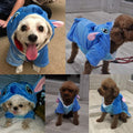 Gimilife Dog Hoodie, Blue, 2XL (70+ LB), Velvet, Cartoon Costume for Small Medium Large Dogs and Cats, Halloween Christmas Winter