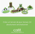 Catit Senses 2.0 Play Circuit Interactive Cat Toy - 8-Piece Closed-Track Ball Toy for All Breed Sizes