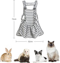 Ferret Sling Carrier - Fleece Small Pet Carrier Bag Soft Breathable Hands Free Shoulder Front Chest Apron Bonding Pouch 