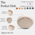 Should We Go? Dog Water Bowl - The Perfect Dish No-Spill, Less Mess Non-Tippable Water & Food Bowl, Pure Silicone with Suction Cup Fits 5 Cups 7.5" Across x 2.25" Tall, Ideal for All Pets, Medium-Sage