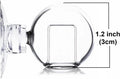 Glass CO2 Drop Checker – CO2 Monitor Kit for Aquarium Planted Tank CO2 System (Drop Checker with Solution)