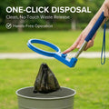 35" Dog Poop Catcher - Long Handle No Bending Poo Pickup, Includes 15 Bags, Collapsible and Portable Dog Waste Catcher f