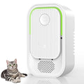 Cat Litter Deodorizer Air Ionizer – Ozone-Free Filterless Plug-In Negative Ion Air Purifier with Assisted Airflow Fan for Litter Box, Bathroom & Small Rooms, Quiet & Unscented
