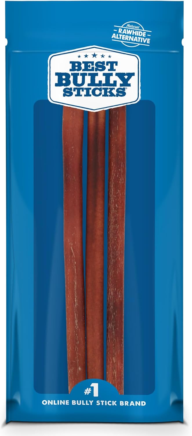 Best Bully Sticks Braided Bully Sticks Dog Chews, 12