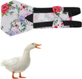 Duck Diapers for Pet Ducks, Cloth Fabric Unique Bowknot Goose Chicken Chicken Diapers Chicken Diapers for Hens with Elas