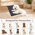 Dog Ramps for Stairs, 4 Pack Solid Wood Dog Ramp, 4 Adjustable Heights
