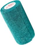 2 Pack Premium Vet Wrap - Self Adhesive Bandage Wrap & Athletic Tape - 4" x 5 Yards Elastic & Self-Sticking Cohesive Ban