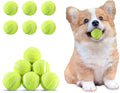 MEKAPLE Mini Tennis Ball 12 Pack for Pet Playing Fecth, 2 inch Dog Training Tennis Balls for Small Size Dogs, Interactive Dogs Playing Balls Fits 2 Inch Automatic Dog Ball Launcher