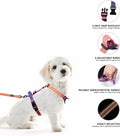 Roses&Poetry Small Dog Harness and Leash Set, No Pull Dog Harness Adjustable Reflective, Dog Vest Harnesses Comfort Padd