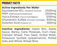 Majesty's Flex Wafers - Superior Horse/Equine Joint Support Supplement - Glucosamine, MSM, Chondroitin, Yucca, Vitamin C