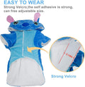 Gimilife Dog Hoodie, Blue, 2XL (70+ LB), Velvet, Cartoon Costume for Small Medium Large Dogs and Cats, Halloween Christmas Winter