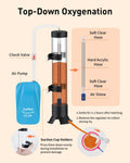 Pawfly Brine Shrimp Hatchery Kit, Shrimp Egg Incubator, Brine Shrimps Hatching Set, Artemia Hatchery with Air Pump, Live