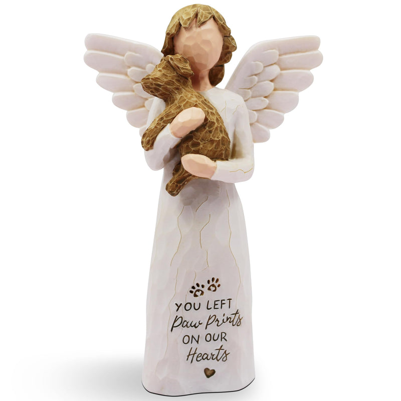 BORLESTA Dog Memorial Gifts for Loss of Dog Sympathy Gift - Pet Memorial Gifts for Dogs, Dogs Mom Gifts for Women, Friendship, Golden Retriever Gifts, Sculpted Hand-Painted Figure