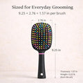 2PCS Rainbow Air Cushion Grooming Brush for Horses Dogs Cats