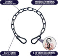 20 inches Heavy Duty Chain Link Fence Gate Chain 900lbs Capacity - Stainless Steel Chain Locks for Outside, Metal Chain 