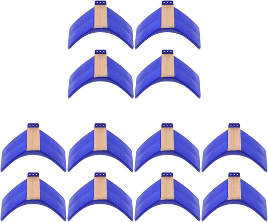 Mipcase Pigeon Perch Solid Wood Plastic Blue 12-Pack
