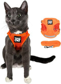 Travel Cat Harness and Leash Set - Adjustable Fit Mesh Cat Harness and Reflective Strap - Comfort Walking Vest for Kitte