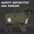 Dog Raincoat Hooded Slicker Poncho - Reflective Lightweight Pet Rain Jacket Coat,Dog Waterproof Raincoat with Adjustable