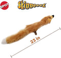 SPOT Skinneeez Fox 23-Inch Stuffing-Free Plush Dog Toy – Realistic Design with 2 Squeakers – Durable, Soft Polyester for