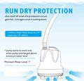 hygger 215 GPH Quick Water Change Aquarium Pump Submersible Fountain Water Pump Fish Tank Pond Drain Transfer Pump with 