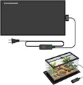 8 by 12-inch 16W Reptile Heating Pad Graphene with Temperature Control Reptile Tank Heat Pad Terrarium Under Tank Heater