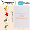 Lesimnky 100pcs Bird Cage Liner Papers,11×20in Big Size Disposable Non-Woven Cage Paper Liners Precut Absorbent Cushion Pad Mat Accessories for Pet Bird Parrot