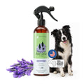 kin+kind Natural Flea and Tick Prevention for Dogs – Non-Greasy Coat Spray, Vet-Formulated, Lavender, 12 fl oz