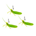 TTcat Feather Toys, 3 Pcs Simulation Insects Grasshopper Refills, Cat Toys Replacement Feathers for Cat Kitten Wand.