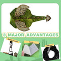 Bearded Dragon Harness Leash Set, Dinosaur Cosplay Halloween Pet Costume for Bearded Dragon Reptiles (Small)