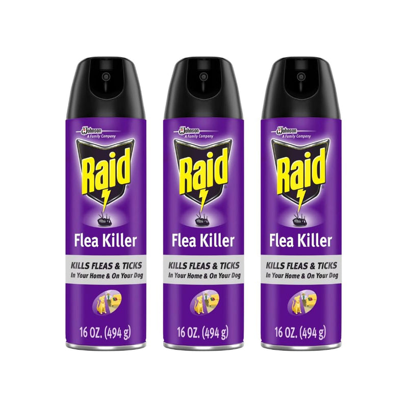 Raid Flea Killer 16 OZ (Pack of 3)