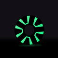 Chuckit! Max Glow Zipflight Flying Disc Dog Toy, Floats, Medium, 8.5in