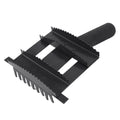 Omabeta Livestock Shedding Comb, durable ABS and iron construction with dual-sided teeth for smooth grooming and itch re