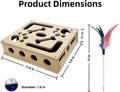 Cat Scratch Puzzle Enrichment Box, Cat Nail File Enrichment Box Sandpaper, Interactive Cats Treat Toy Stress Free, Scrat