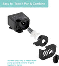 hygger Ultra Quiet 53GPH (200L/H, 3W) Submersible Mini Water Pump Comes with 2 Nozzles, for Aquariums, Fish Tank, Founta