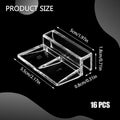 16 PCS 8mm Acrylic Aquarium Cover Clip, Clear