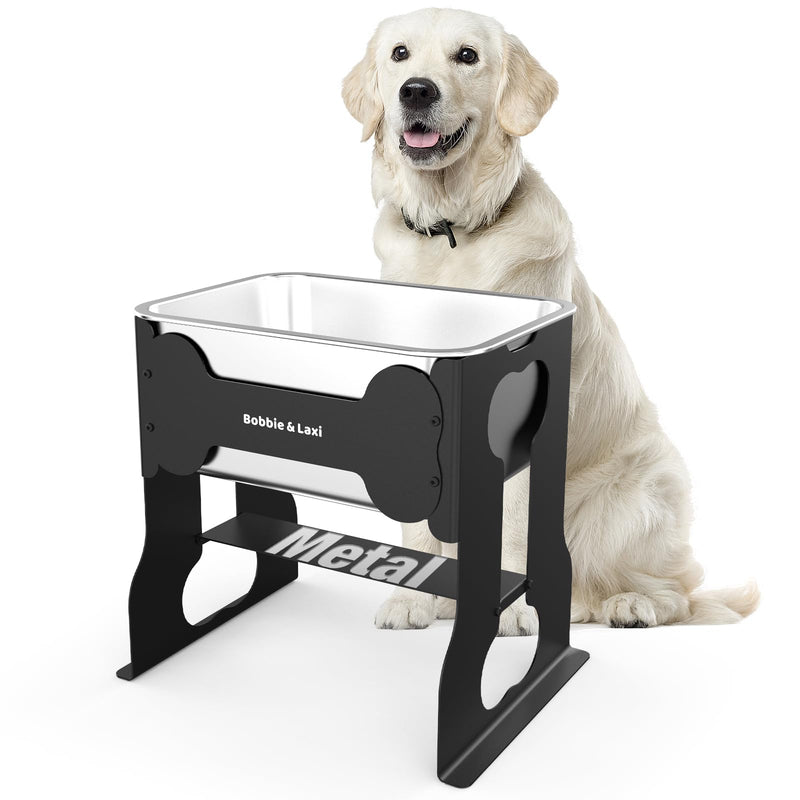 2.4 Gallon Elevated Large Dog Water Bowl,14