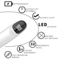 Cat & Dog Thermometer, pet Ear Thermometer, Specially Designed for Pets, Quickly and accurately detects Temperature in 1