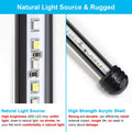 DaToo 4W 7.5inch Submersible Aquarium Light Underwater Fish Tank Light LED Aquarium Light Bar with Timer Auto On/Off and