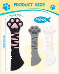 3PCS Cat Food Can Opener Set, Silicone Cat Can Opener & Food Spoon Spatula